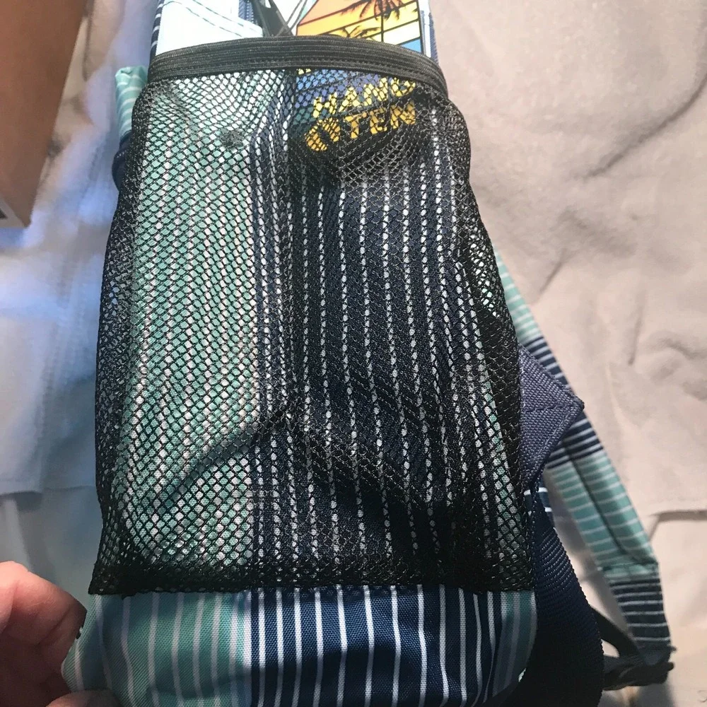 New Hang Ten Blue and Green Back Pack